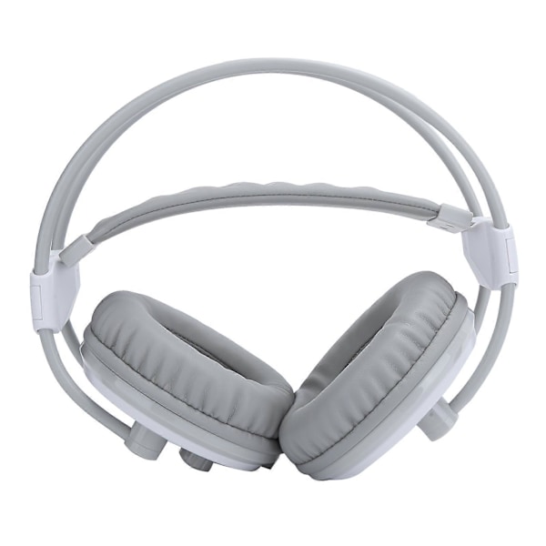 Bluetooth Hodetelefon Trådløs Stereo Lyd Musikk FM Radio Headset Over-øre Hodetelefon Hvit