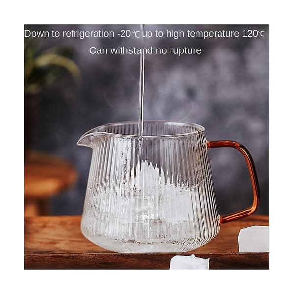 Håndbrygget Kaffe Drypper Kaffe Kanne Sett Kaffeserver Kaffemaker Kopp V02 Glass Kaffe Trakt Drypp