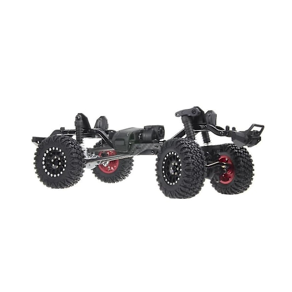 4 stk. 64x24 mm 1,2 tommer Metal Beadlock Fælgbælte Dæksæt Til 1/18 1/24 Rc Crawler Bil Aksial Scx24 Ax