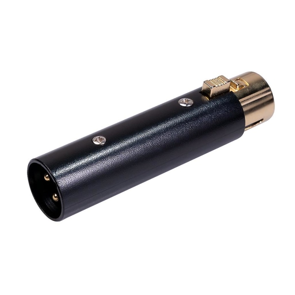 XLR 3-pin Hunn til XLR 3-pin Hane Adapter, lydgrensesnitt, for stereo mikrofonkabel