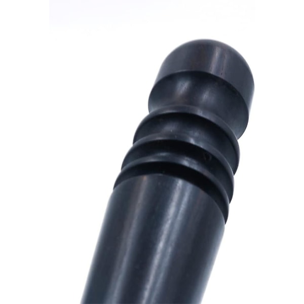 Treskinnbrennerverktøy med 4 riller for polering av skinnprosjekter i forskjellige tykkelser Elegant polert skinnverktøy (svart) (1 stk)