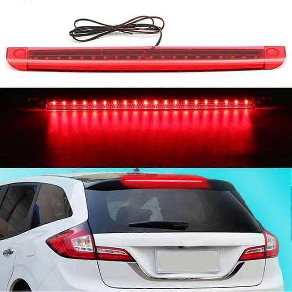 Universal Bil Motorcykel Röd 12V 20 LED 3:e Högmonterad Broms Bakljus