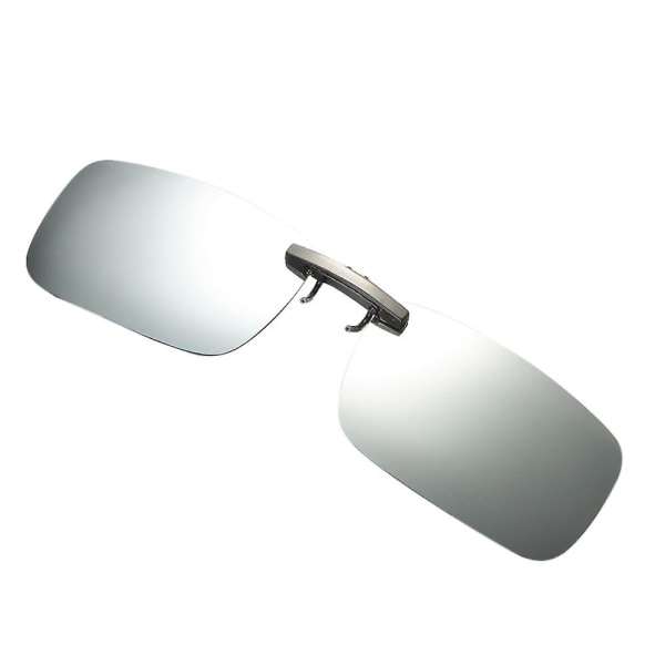 Löstagbar Night Vision-lins Körning Metall Polariserad Clip On Glasögon Solglasögon Bilförarglasögon