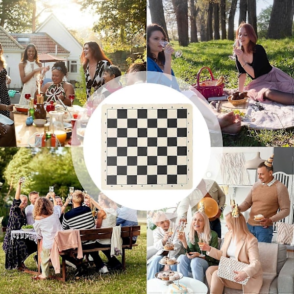 Vikbart Schackbräde, Lättviktigt Rullbart Schackbräde Turneringsschackmatta -