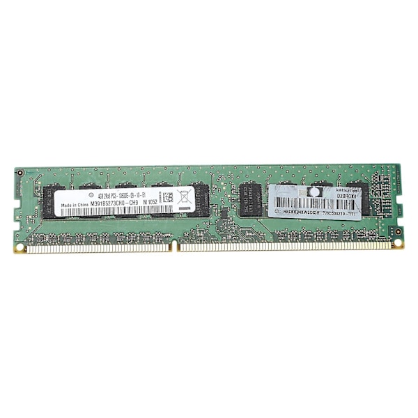 4GB DDR3 1333MHz ECC Hukommelse 2Rx8 PC3-10600E 1.5V RAM Ubuffret Til Server Workstation