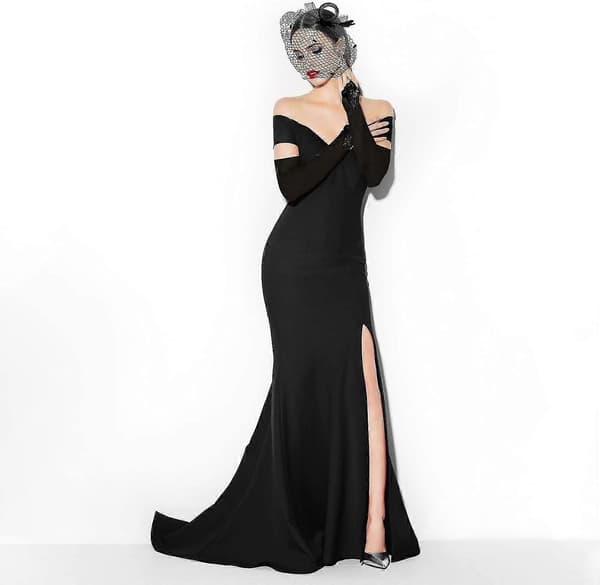 Fascinator - Långa Satin Opera Handskar För Kvinnor