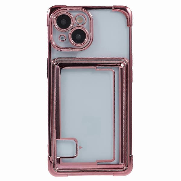 Til iPhone 14 Plus etui kortplads galvanisering TPU telefoncover