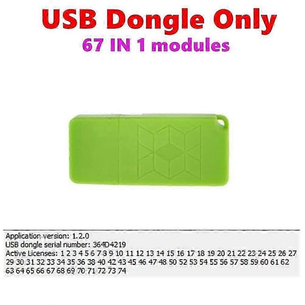67 i 1 USB-dongel Sm2 Pro J2534 VCI PCM ECU-programmer ECU Les & Skriv V1.20 EEPROM Flash Benk