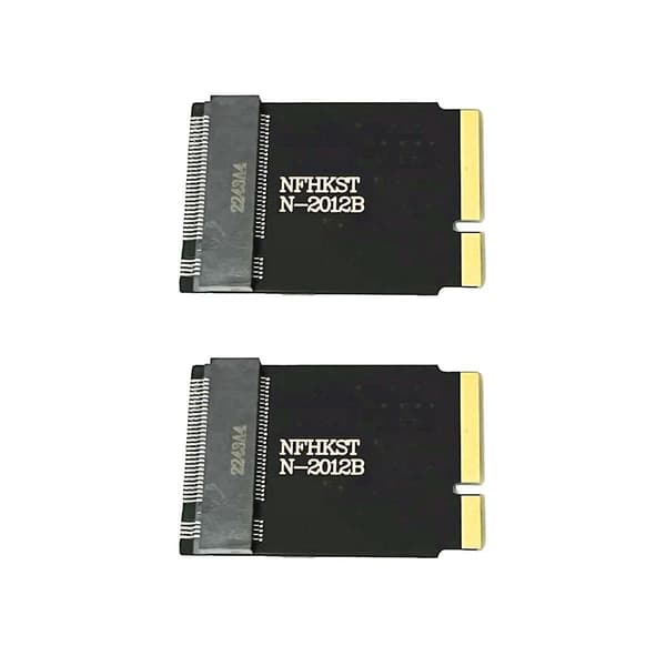 2 stk 2012 Overføringskort Ngff Ssd Sata til A1466 Konverteringshode til /air/a1465 Harddisk Overføringskort