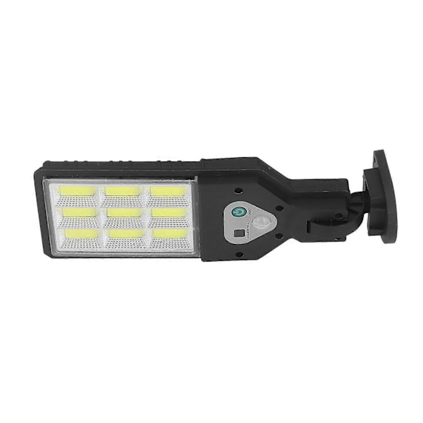 Solar Sensorlampe IP64 Vanntett COB Hvit Belysning Høy Sensitivitet Bevegelsessensor Solcellelampe med Fjernkontroll