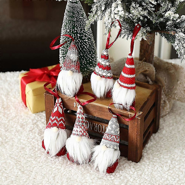 Julgranspynt, Juldekorationer, Hängande Tomte Elf Hem