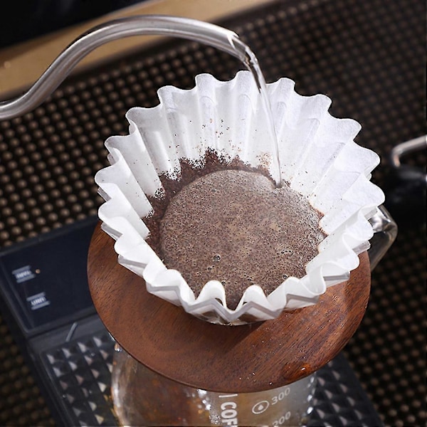 V60 Dripper-lasi suodatin kahvinvalmistukseen, läpinäkyvä, uudelleenkäytettävä, hauska