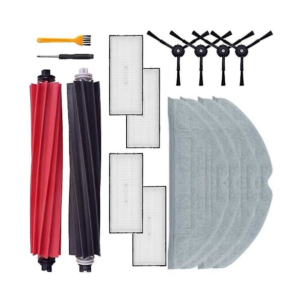 Til S8 / S8 + / S8 Pro Ultra Hoved Sidebørste Hepa Filter Moppeklud Støvsuger Udskiftningsdele