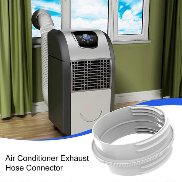 Udstødningsslangekobling 15 cm Dia AC-rør Rund Adapter til Bærbar Aircondition