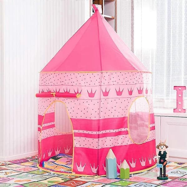 Bärbart Barn Tält Vikbart Pop Up Tält Lek Tält Hus