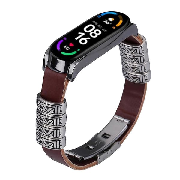 For Mi Band 6 Fire Ringer Preget Dobbelttrykks Sommerfuglspenne Armbånd