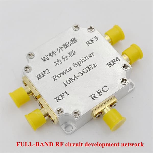 SMA RF Power Splitter Én Til Fire 10M-3G Clock Splitter Multifunktionel Praktisk Power Splitter