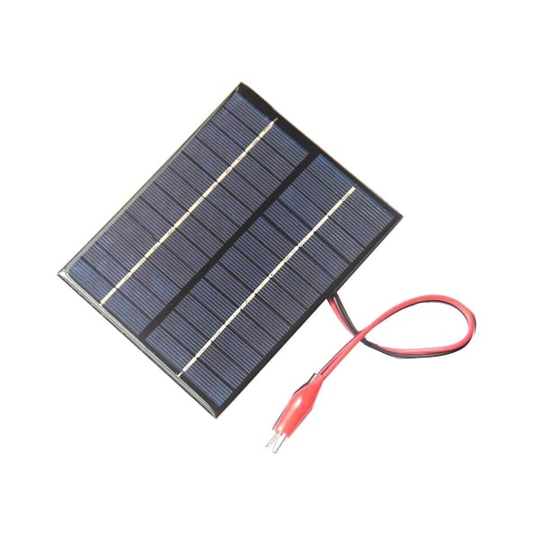 12v 2w solcellepanellader Power DIY solcellemodul batteri vanntett for bil utendørs leir