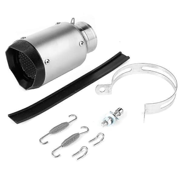 Racing Udstødningsrør Escape Pipe Tip Titanium Tailpipe Motorcykel Tilbehør 60mm 2.4in Universal Modifikation