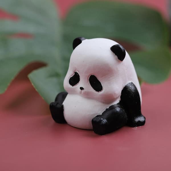 Sød Panda Form Håndlavet Lysform Silikoneform Til Bryllupsdekoration