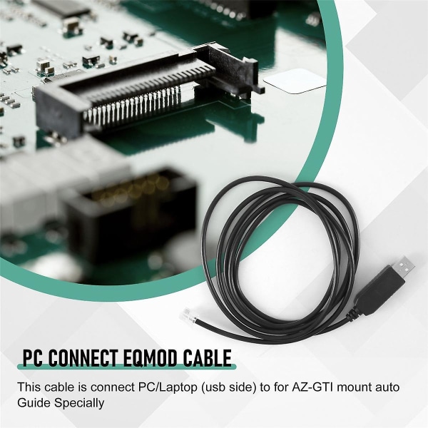USB Till Rj11 Rj12 6P4C Adapter Seriell Styrkabel EQMOD Kabel för - Montering PC Anslut för Hand Cont