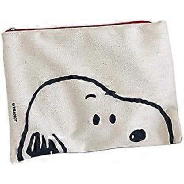 2025 Lämplig Snoopy karaktär Stor Kapacitet Bomull Smink Pennfodral Rese Multi-funktionell