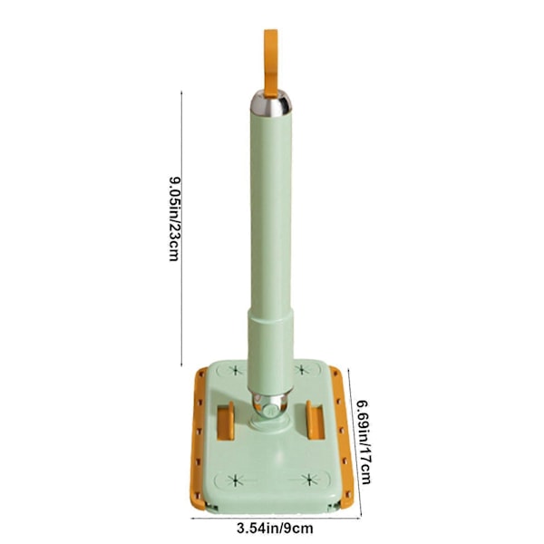 Teleskopisk Mini Mopp for Skrivebord, Vaskeklut Flatmopp, Elektrostatisk Støvpapir, Liten Mopp med Uttrekkbart Håndtak fra 23 cm til 56 cm