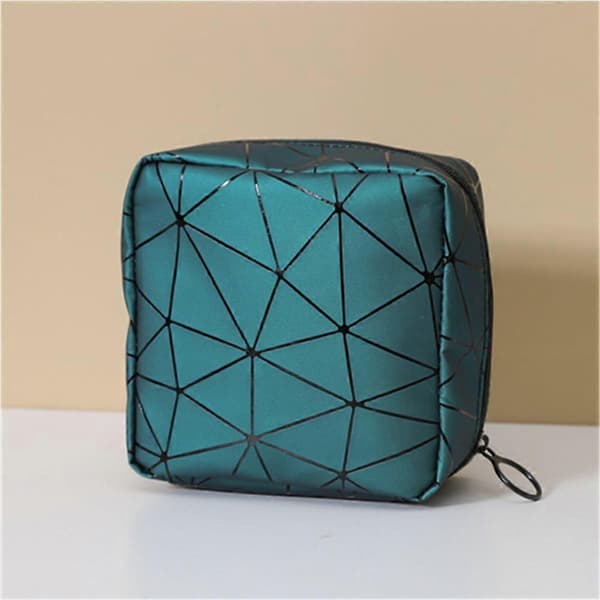 Multifunktionelle Rhombus Mønster Hygiejnebind Tasker Genanvendelig Opbevaring Organizer Kvinder Bind Pung Tasker Bærbare Makeup Tasker