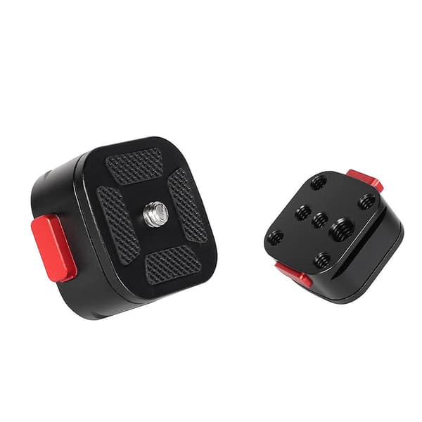 Snabbkopplingsplatta 38mm Klämma Fästplatta Kläm Adapter För Dslr Actionkamera Stativadapter