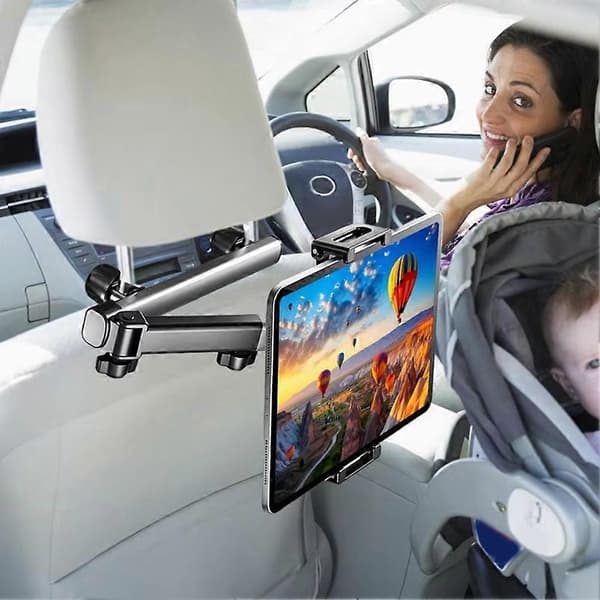Bil Nakkestøtte Tablet Holder Stand til 6-12.9 tommer Telefon Style:A