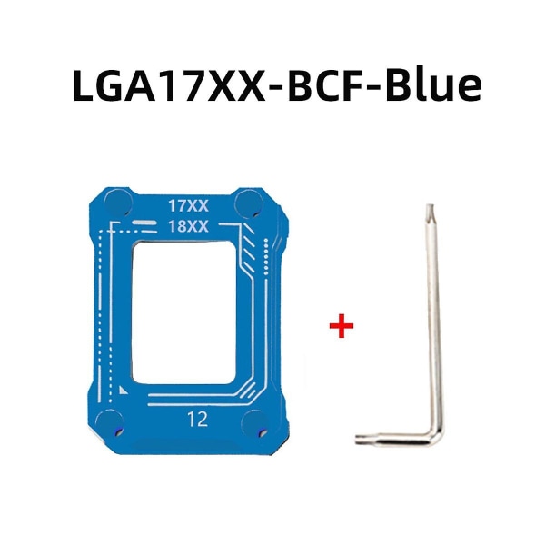 Lga17xx/18xx-bcf 12:e 13:e Generationens CPU Böjningskorrigeringsfäste CPU Böjningskorrigeringsram CPU-Fix
