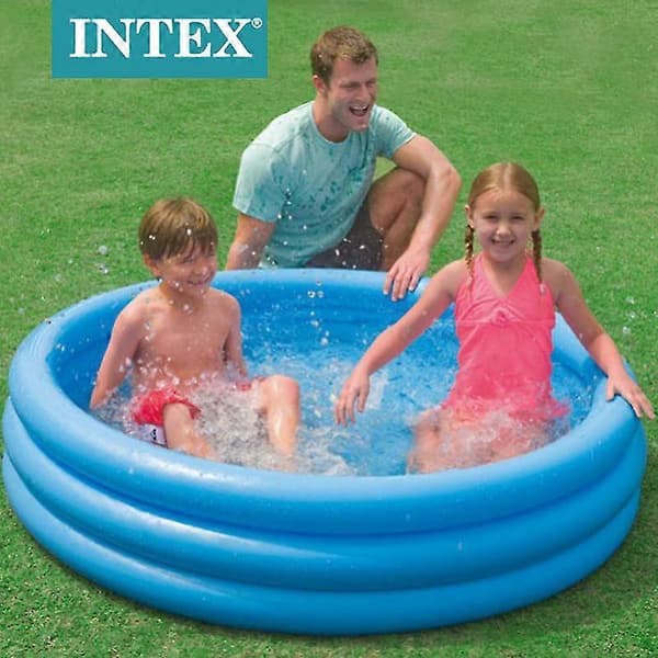 Intex - 59416np - Vannleke og side - Krystallblått basseng - 1,14m X 25cm