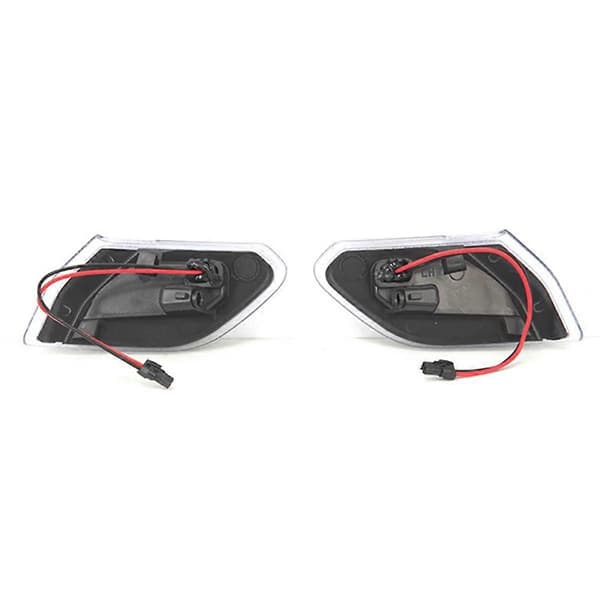 Transparent Bil Front LED Side Markeringslys Hjulbryn Lys Blinklys for JL 2018-2022