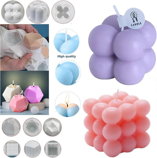Lysformer for DIY Aromaterapilys - Silikonsett
