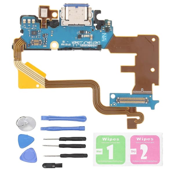 USB Laddningsport Dock Connector Flexkabel Ersättning för LG G7 ThinQ G710tm US Version YEMMA