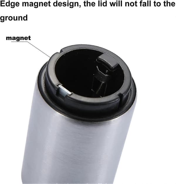 Øl, gave til menn kvinner, magnetisk automatisk rustfritt stål trykk ned åpner, øl brus korkåpner øl tilbehør, magnet ølåpner
