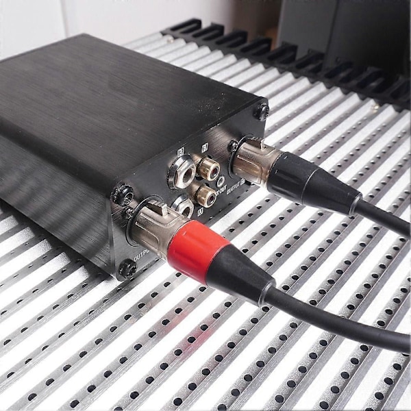 Dobbelt XLR til 1/8 Hun Adapter, Afbalanceret Mini Jack (3,5 mm) Hun til Mikrofon Kabel, til Højttaler Mi