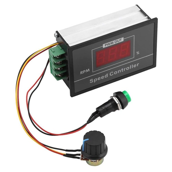 DC-moottorin nopeuden ohjain DC 6-60v 12v-48v 30a PWM säädettävä portaaton ohjain säädin moottorin nopeuden ohjain