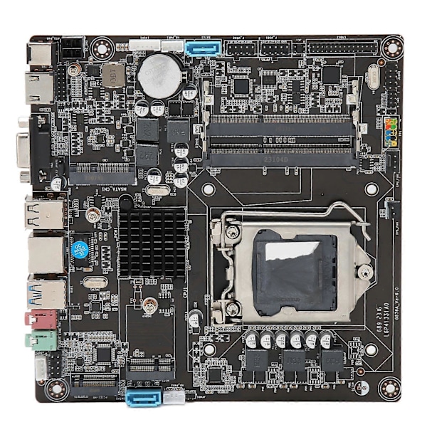 H81 Mini ITX Bundkort LGA 1150 Slot Dual Channel DDR3 Support til Core I3 I5 I7 4. 5. Generations CPU til Alt i En PC