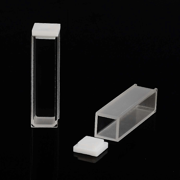 Kvartscuvett, Spektrofotometercuvetter 10 mm Ljusväg, 45 mm Höjd, 3,5 ml Kapacitet - 2 st