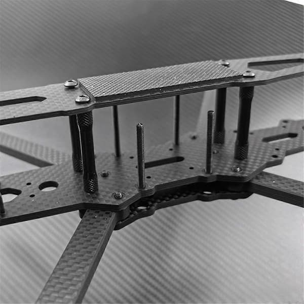 För Mark 4 V2 7 tum FPV Kolfiberram 295mm för Mark4 FPV Racing Drone Quadcopter Freestyle Ram Kit