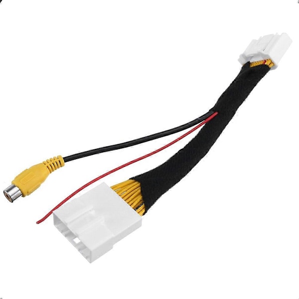 Bil 24Pin Video Input Switch Bakkamera Rca Adapter Kabel til Stepway Vivaro Sandero 4