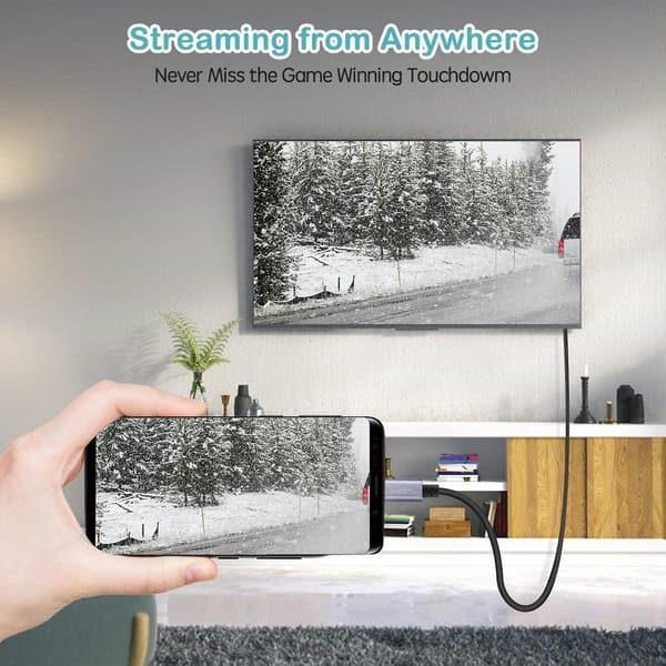2m sovitinkaapeli 3-in-1 Micro USB Type-C HDMI-yhteensopiva TV AV-sovitin 1080P kaapeli iPhonelle