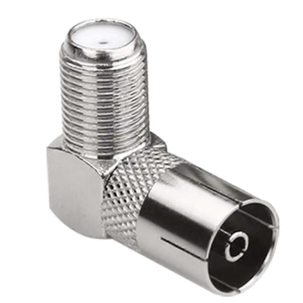 8 stk. 90 Graders Type F Hun til PAL Han/Hun Stik, Retvinklet Satellit Antenne RF Koaksial Adaptere