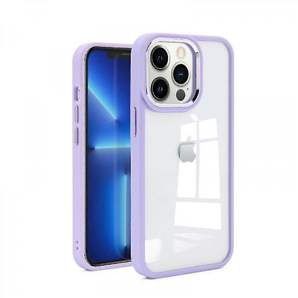Skyddsfodral för Iphone 11, Enkelt Akryl Skal Stöttåligt Skydd Ultra Tunt Skal Lila