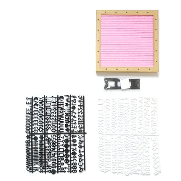 Filttavle, Filt Beskedtavle, Udskiftelige Skiltetavler, Baby Annoncering Skilt Pink