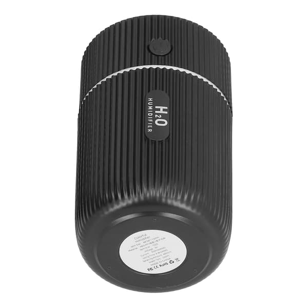 Mini Luftfuktare med Färgglatt Ljus Skrivbordsluftfuktare USB-driven för Bil Kontor Rum Sovrum