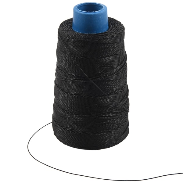 400m 80lbs Nylon Twisted Bowstring Tråd Fiske Snöre Sytråd Draksnöre, Svart