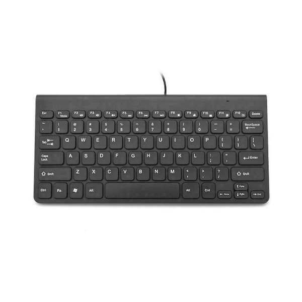 Ryra 2,4 g USB -tangentbord med kabel 78 Abs-tangentkapslar Ultra Slim Mini Keyboard Protable Mini Tangentbord