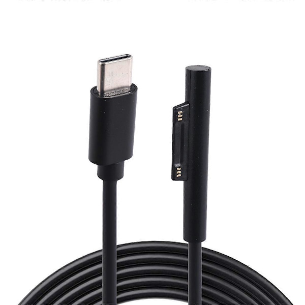 for Surface Connect til USB C Ladekabel Kompatibel for Surface Pro 3/4/5/6/7, Surface Laptop 3/2